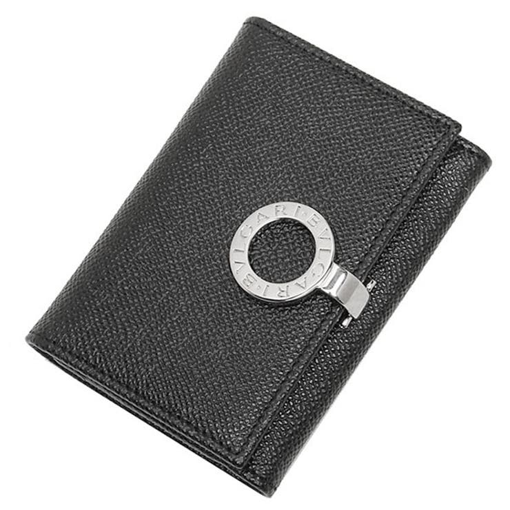ブルガリカードケースレディースBVLGARI30420BULGARIBULGARIブラック