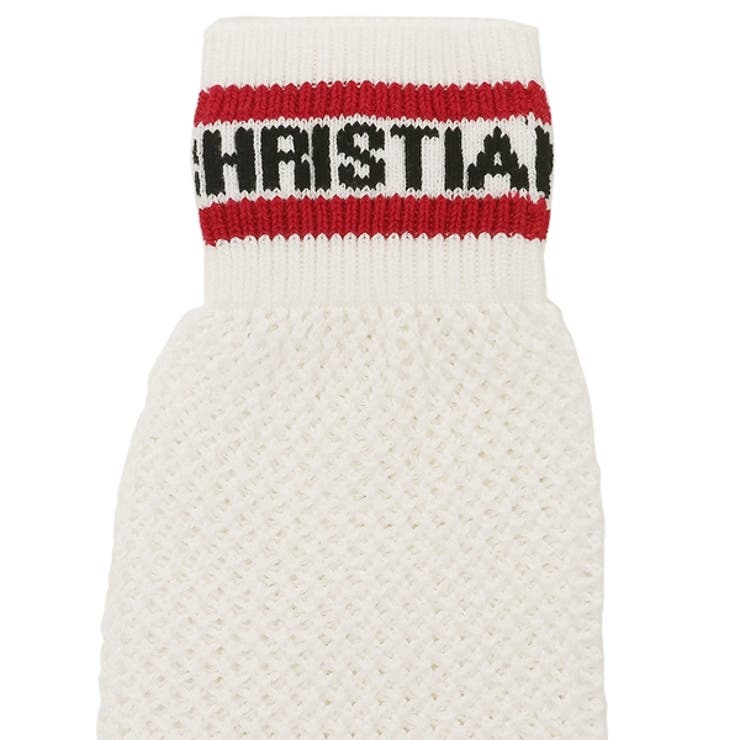 クリスチャンディオール靴下ソックススポーティロゴホワイトレディースChristianDior14SOC503A203485