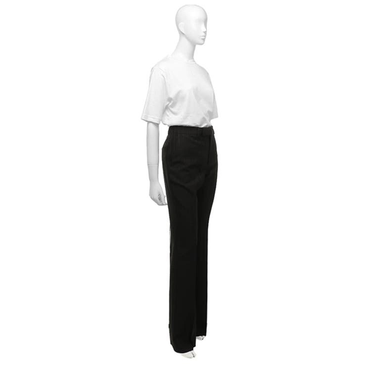 商品画像：セリーヌ CELINE パンツ フレアパンツ ストライプ ブラック 3