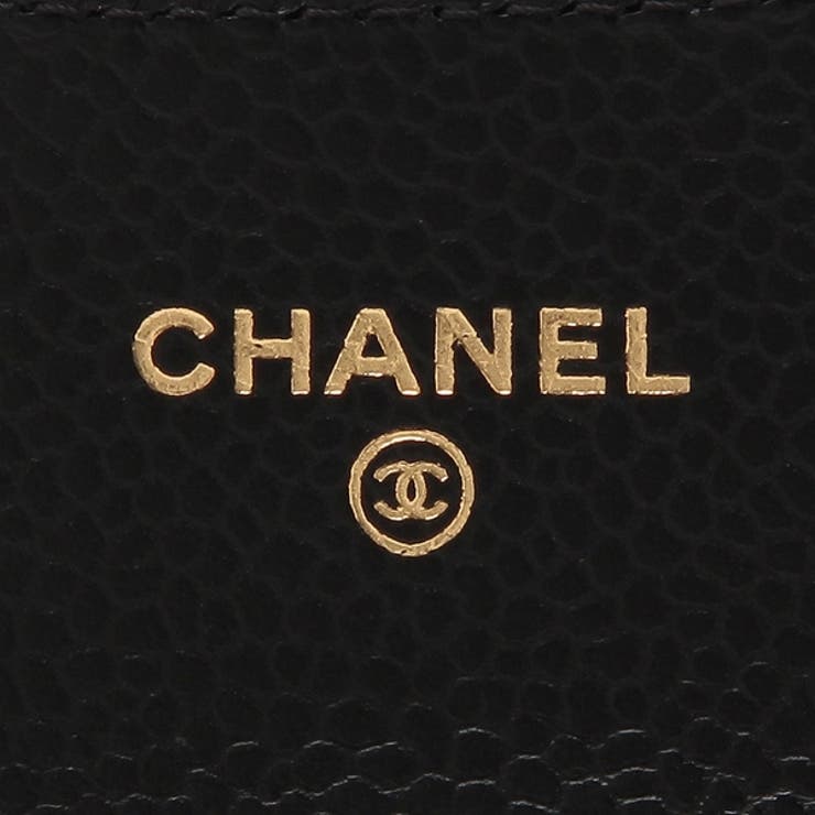 シャネルカードケースマトラッセゴールド金具ブラックレディースCHANELAP0214Y01864C3906