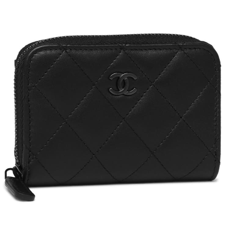 CHANEL(シャネル) / コインケース/レザー/BLK/レディース