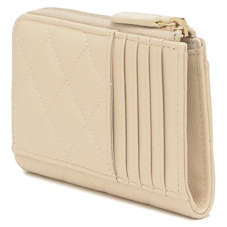 シャネルカードケースフラグメントケースマトラッセコインケースミニ財布ベージュレディースCHANELAP4558B12928NAGEK