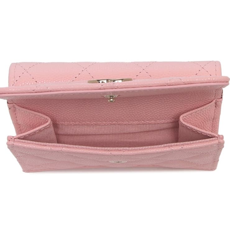 美品 CHANEL ピンク マトラッセ 三つ折り財布　正規品 【最終価格】 CHANEL - CHANEL シャネル マトラッセ クラシック スモール