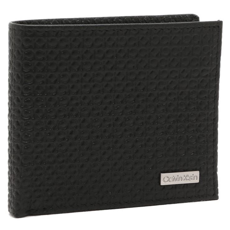 カルバンクライン 財布 二つ折り CK Calvin Klein ブラック