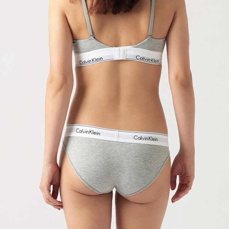 カルバンクラインショーツアンダーウェアモダンコットングレーレディースCALVINKLEINF3787020