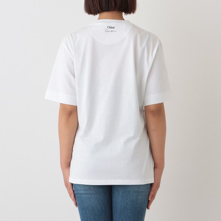 クロエトップスTシャツホワイトレディースCHLOECHC21UJH14182101