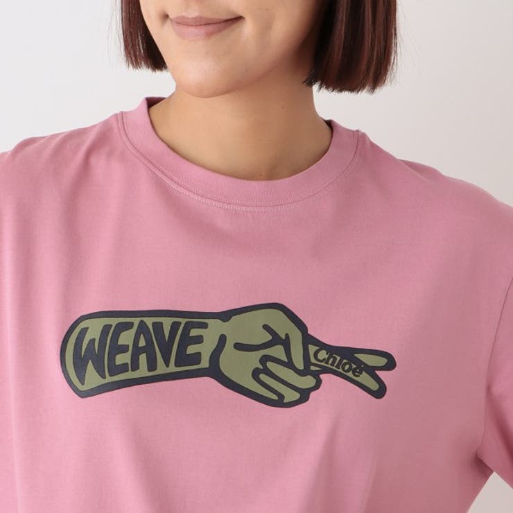 クロエトップスTシャツピンクレディースCHLOECHC21UJH161846Y0