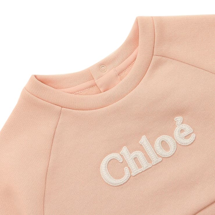 クロエスウェットベビーピンクガールズCHLOEC0545645K