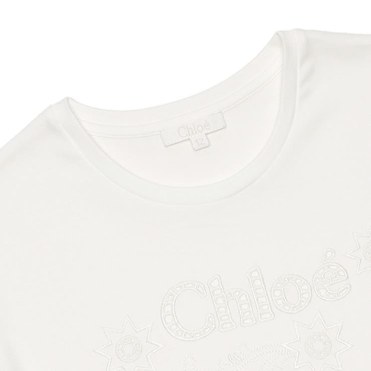 クロエTシャツカットソー子供服ホワイトガールズCHLOEC20109117
