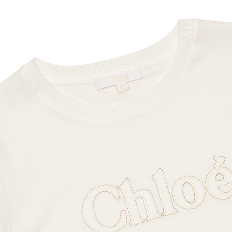 クロエTシャツカットソー子供服ホワイトガールズCHLOEC20110117