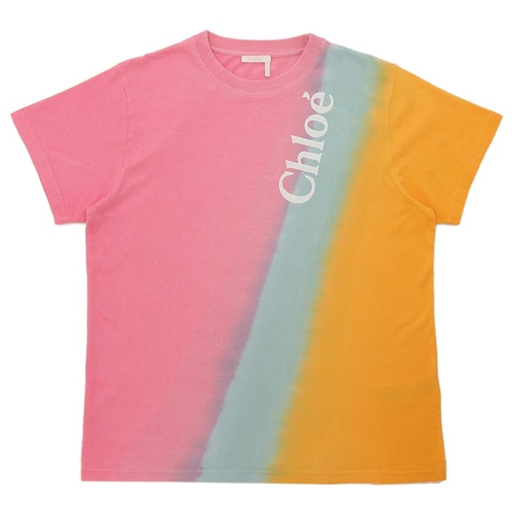 クロエTシャツカットソーリサイクルオーガニックコットンピンクマルチカラーレディースCHLOECHC23AJH011816ZA6ZA
