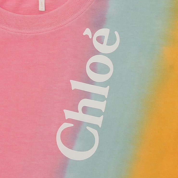 クロエTシャツカットソーリサイクルオーガニックコットンピンクマルチカラーレディースCHLOECHC23AJH011816ZA6ZA