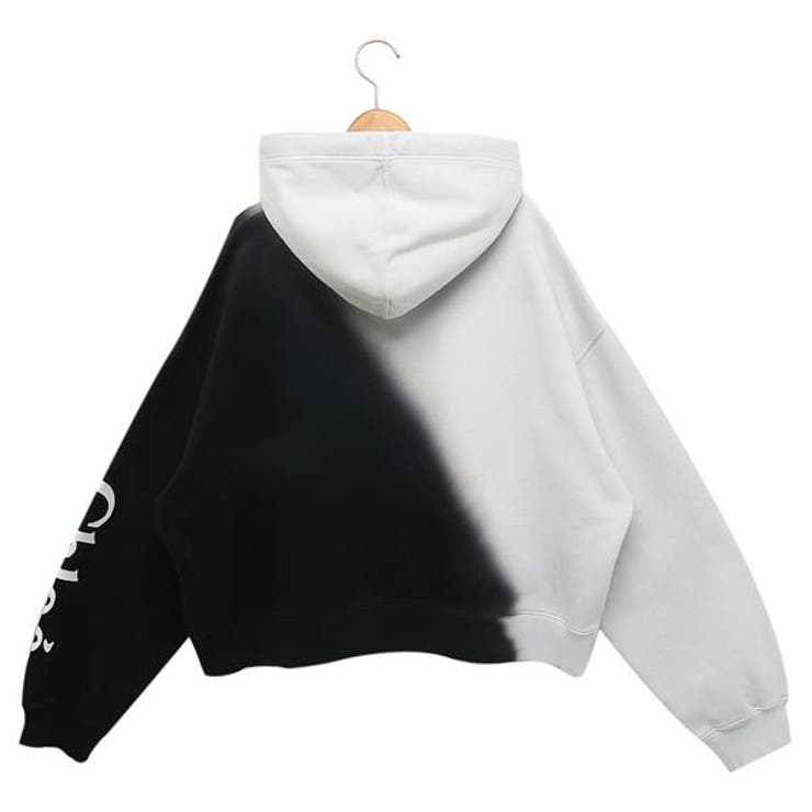 クロエパーカーフーディーリサイクルオーガニックコットンホワイトブラックレディースCHLOECHC23AJH20191905905