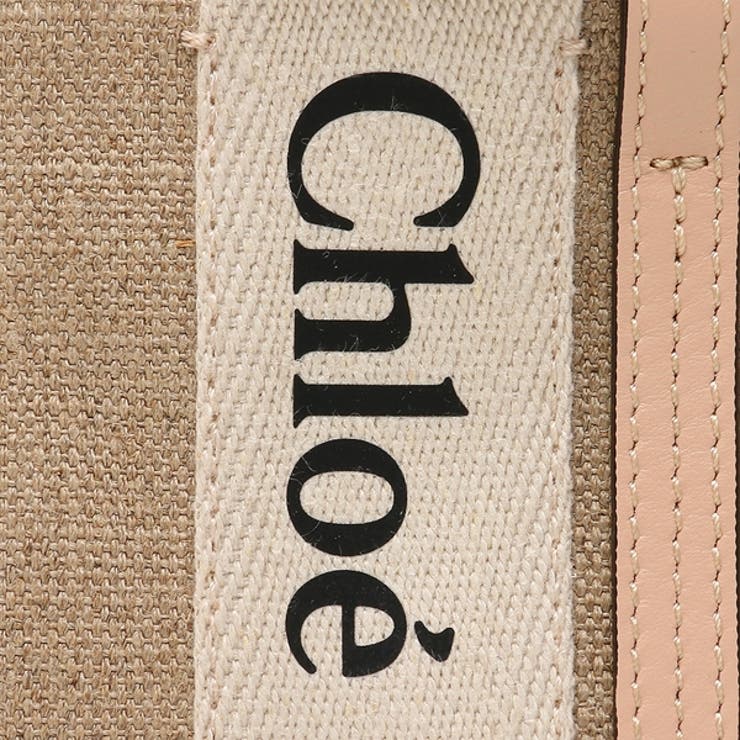 クロエトートバッグショルダーバッグウッディミニバッグベージュピンクレディースCHLOECHC22AP237I266J5