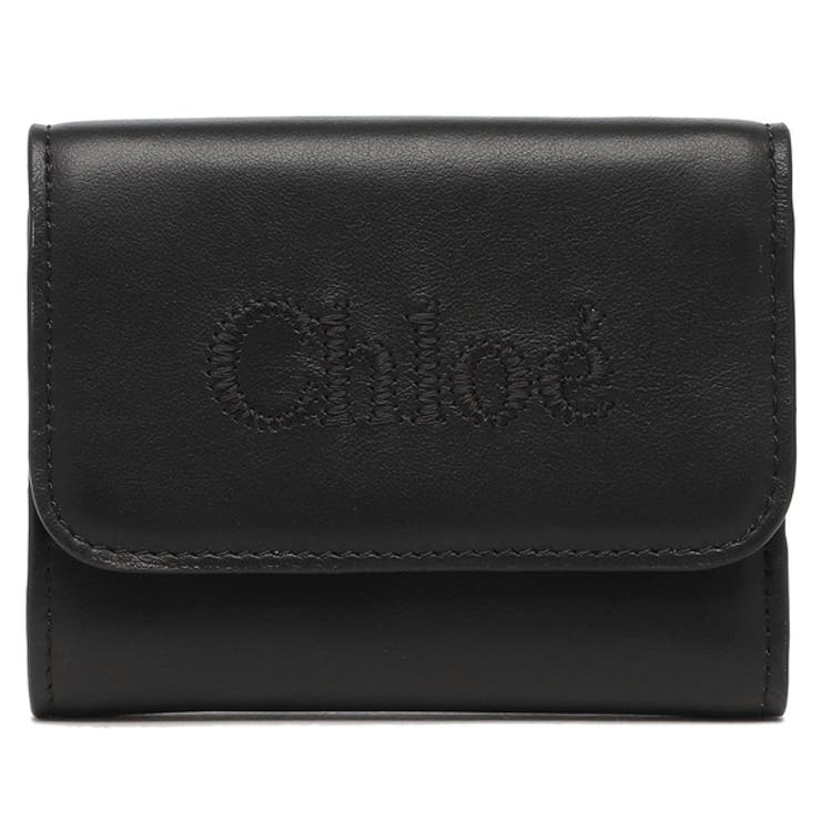 クロエ三つ折り財布クロエセンスミニ財布ブラックレディースCHLOECHC23AP874I10001