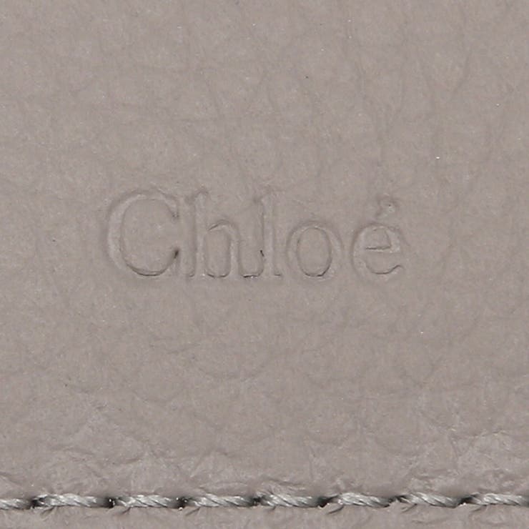 クロエ三つ折り財布アルファベットミニ財布グレーレディースCHLOECHC21WP945F57053