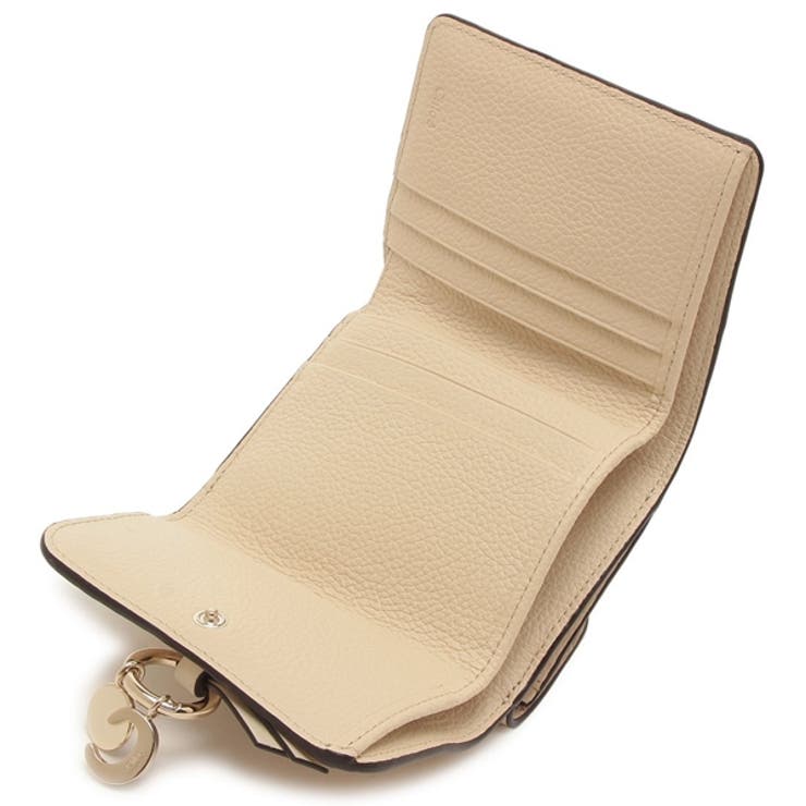 クロエ三つ折り財布アルファベットベージュレディースCHLOECHC21WP945F5724Q