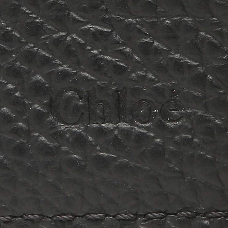 クロエ三つ折り財布アルファベットミニ財布ブラックレディースCHLOECHC21WP946F57001
