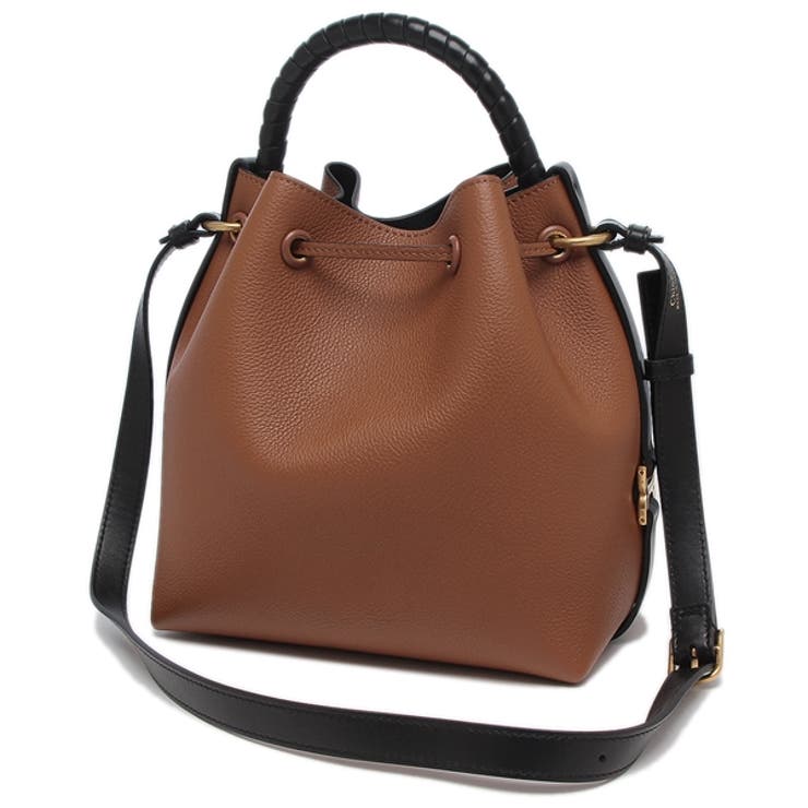 クロエハンドバッグショルダーバッグマーシー2WAYバケットバッグブラウンレディースCHLOECHC23AS606I3125MMARCIETAN