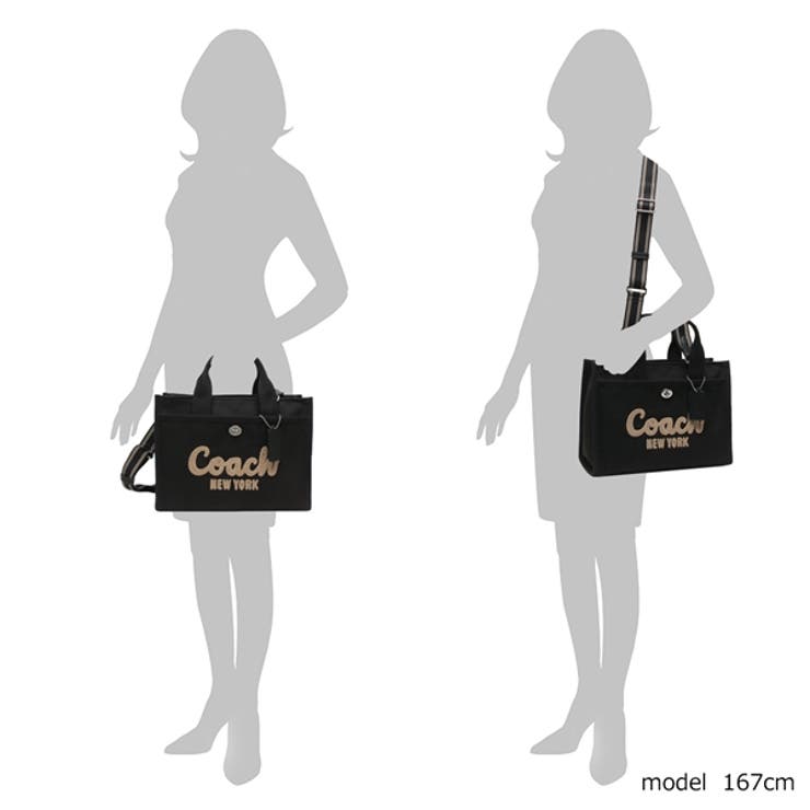 コーチハンドバッグトートバッグカーゴブラックレディースCOACHCP158LHBLK