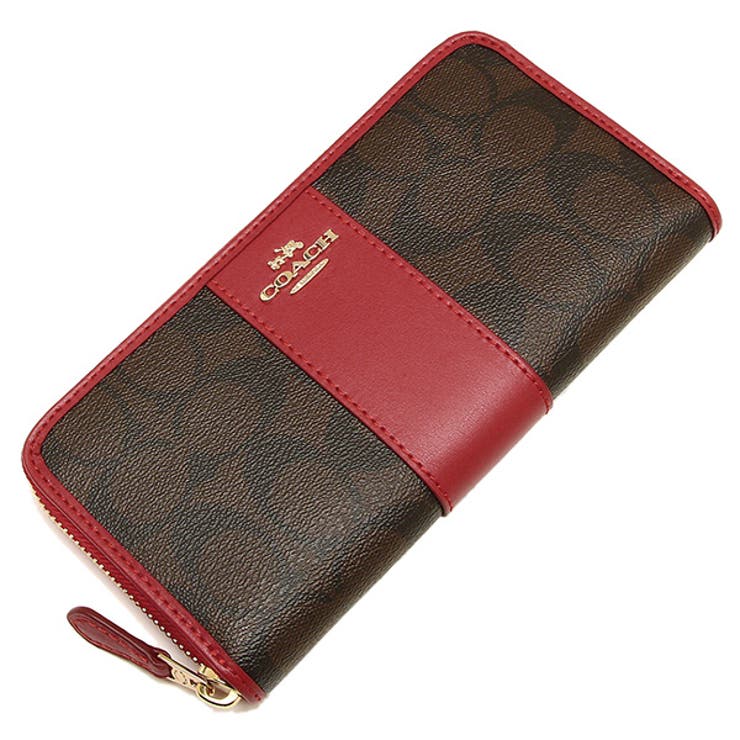 コーチ財布長財布アウトレットCOACHF54630IML72WALLETブラウントゥルーレッドレディース