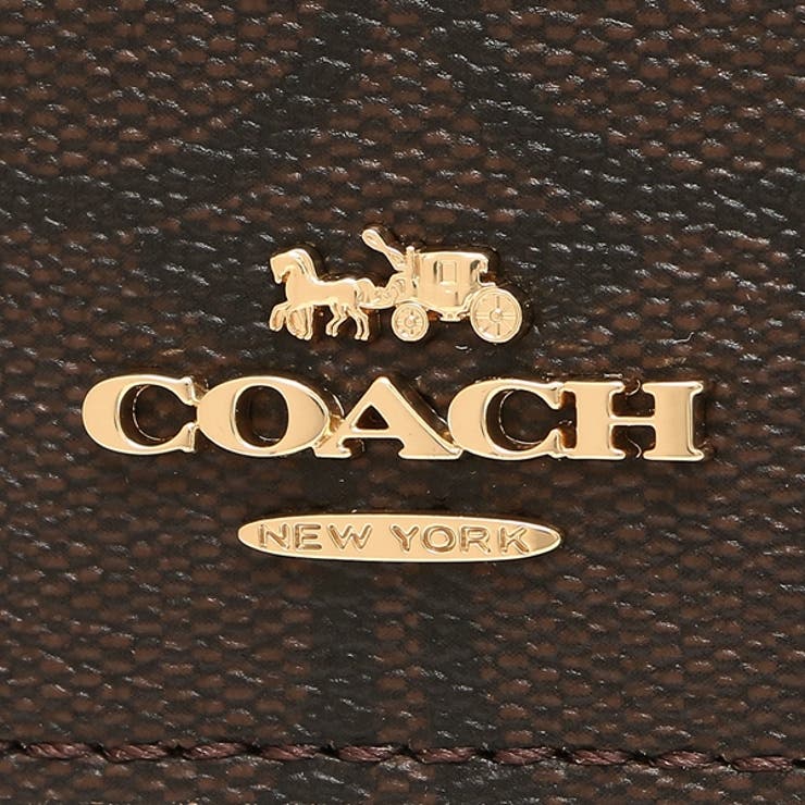 コーチアウトレット名刺入れシグネチャーブラウンブラックレディースCOACH91681IMAA8