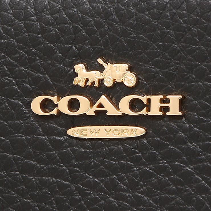 コーチアウトレット二つ折り財布ブラックレディースCOACHC4124IMBLK