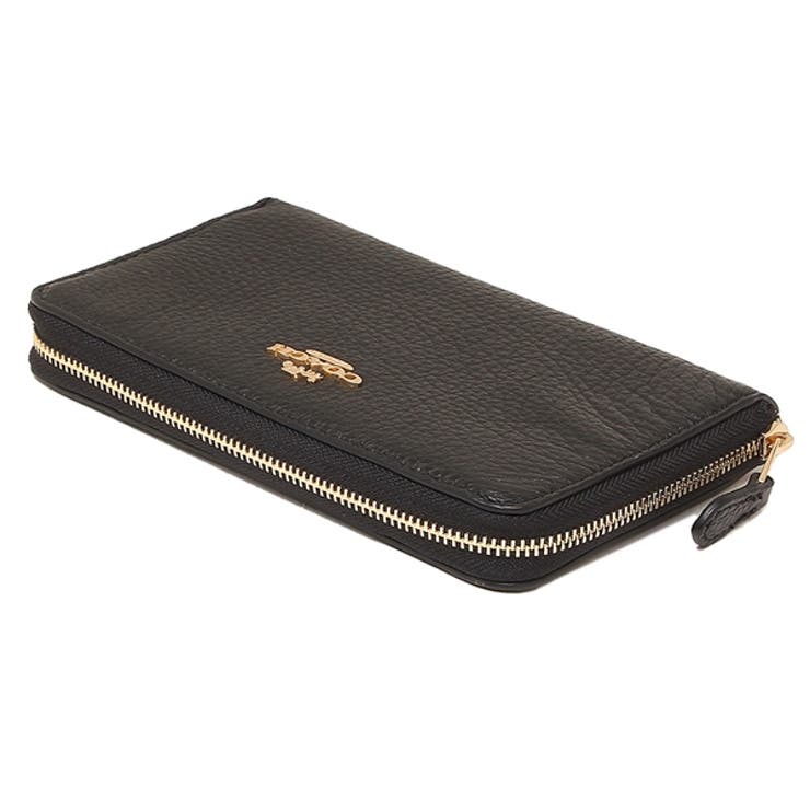 コーチアウトレット二つ折り財布ブラックレディースCOACHC4124IMBLK