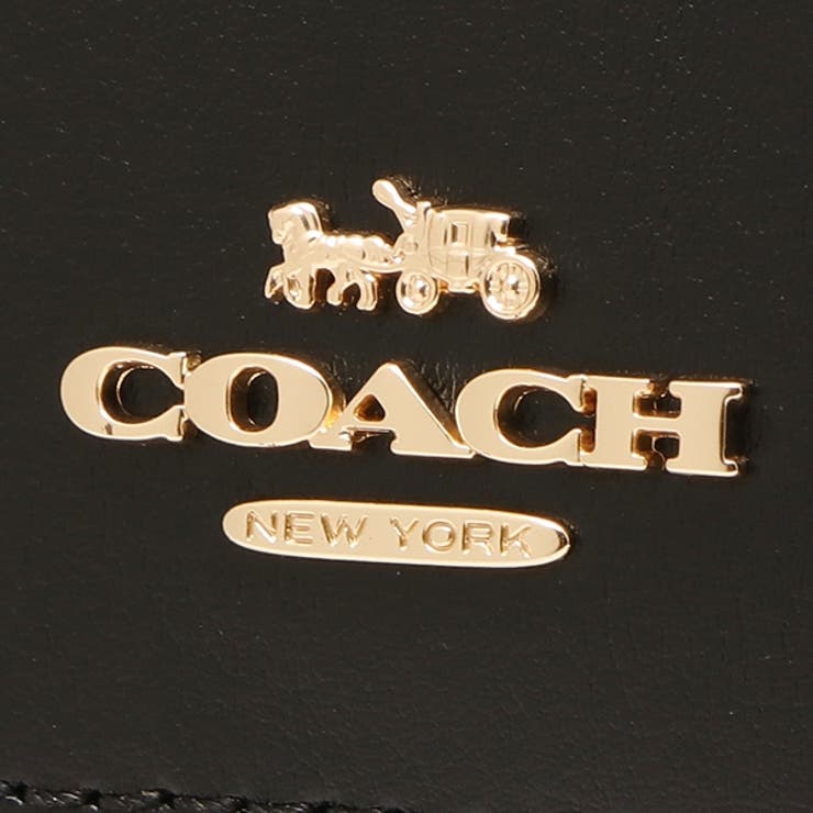 コーチアウトレット長財布シグネチャーブラウンブラックレディースCOACHC5966IMAA8