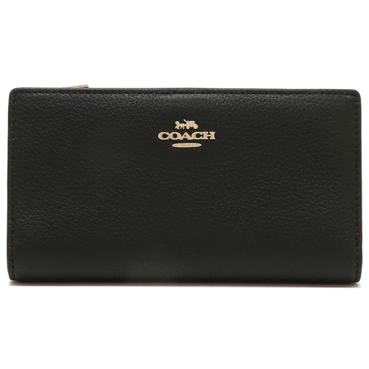 コーチアウトレット長財布ブラックレディースCOACHC8329IMBLK