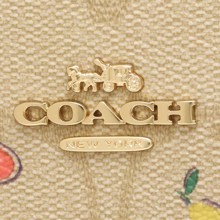 コーチアウトレットショルダーバッグシグネチャー花柄ベージュイエローレディースCOACHC8752IMTVE