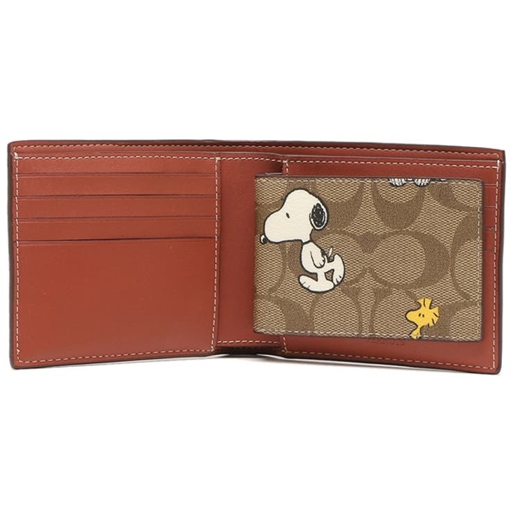 新品・未使用【即日発送】ウッドストック2つ折り財布coach