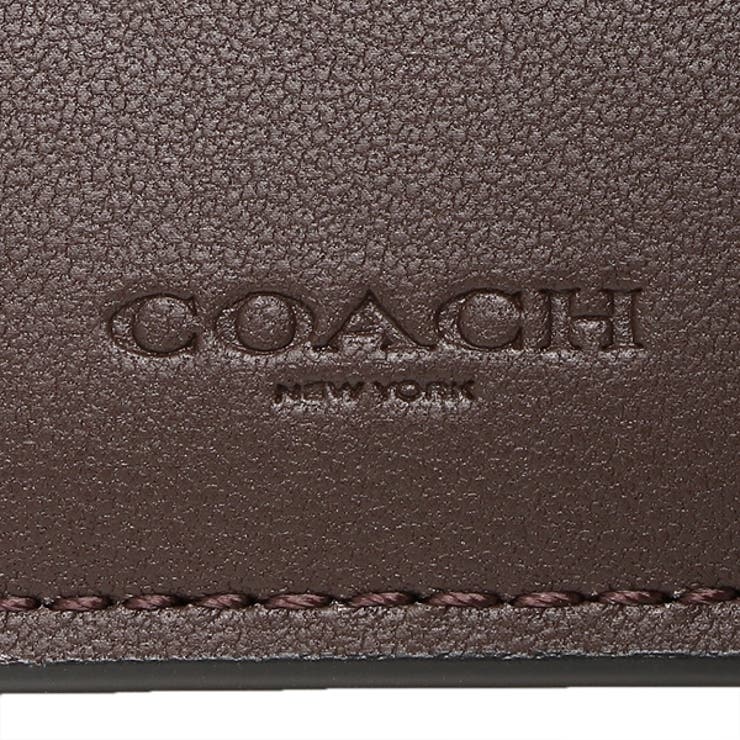 コーチアウトレット三つ折り財布シグネチャーミニ財布グレーブラックレディースCOACHCE930SVTSQ