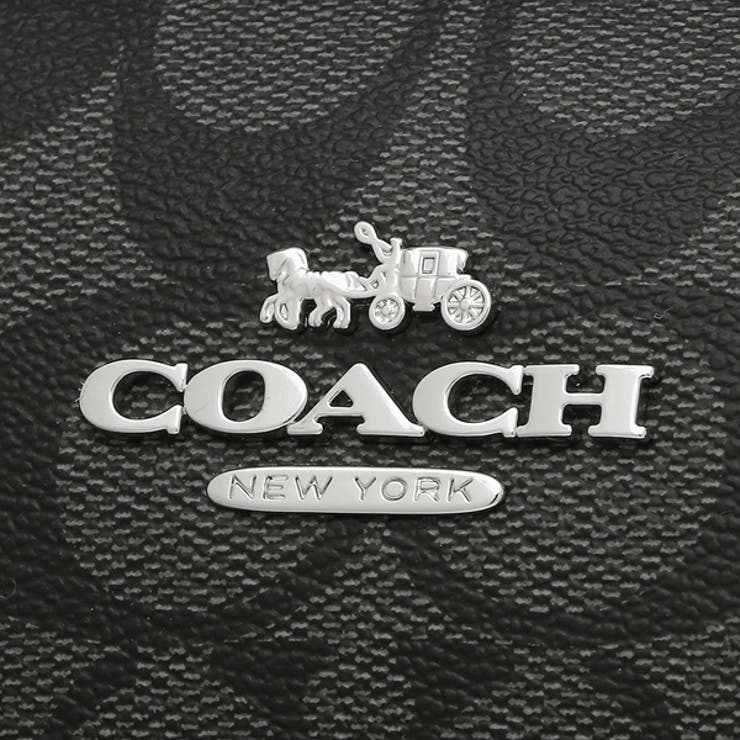 げん　超美品‼︎ COACH コーチ トレーナー テープロゴ COACH (コーチ) デニム×レザー ロゴプリント ショルダーバッグ
