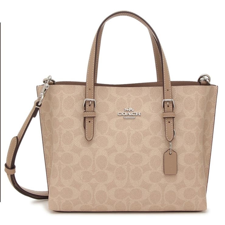 タグ保存袋付き未使用美品コーチCOACH キーリング ベージュ手帳型写真入れ