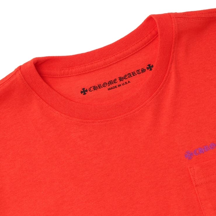 新品未使用 クロムハーツ アーチロゴプリントTシャツ M オレンジ 黒