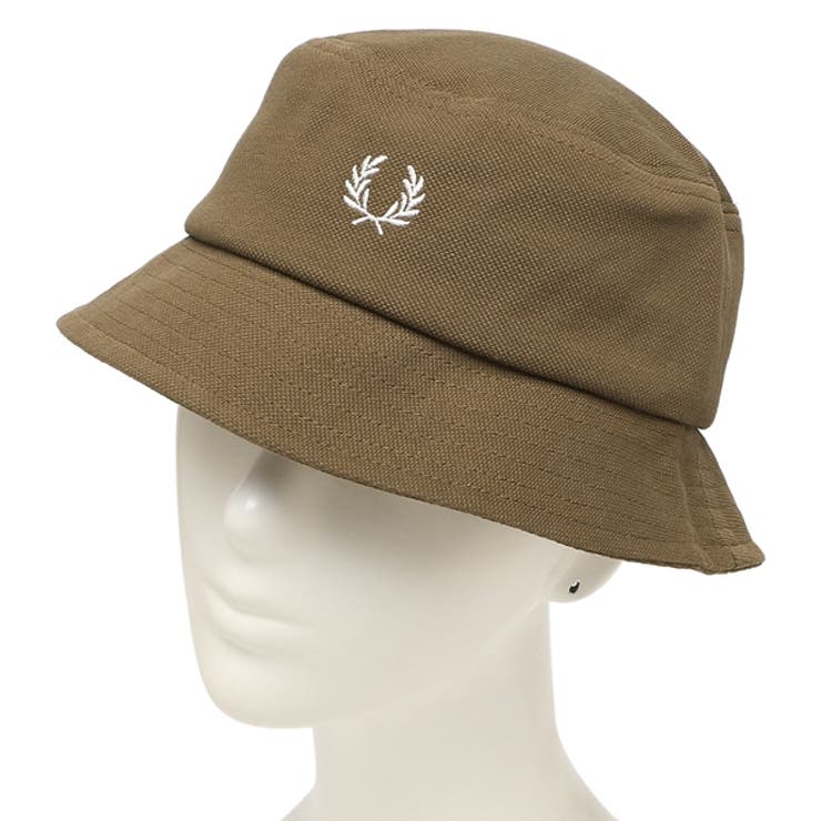 フレッドペリー帽子バケットハットブラウンメンズレディースユニセックスFREDPERRYHW6730R52