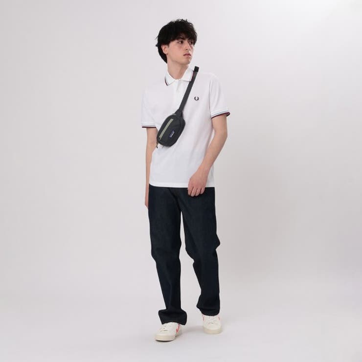 フレッドペリーシャツブラウスザフレッドペリーシャツポロシャツ鹿の子ホワイトメンズFREDPERRYM12120