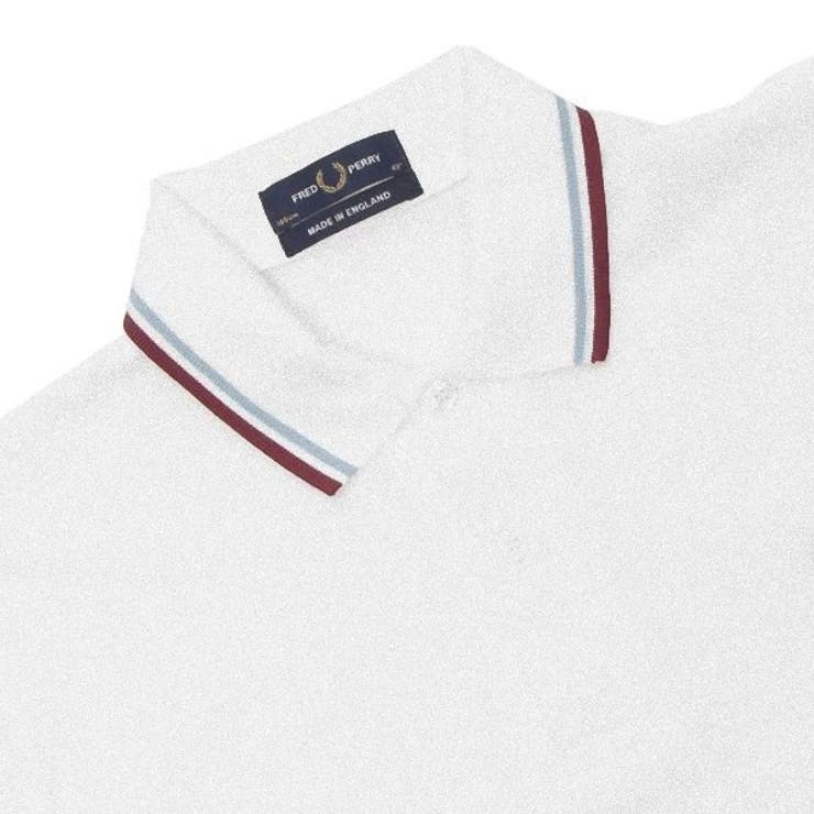 フレッドペリーシャツブラウスザフレッドペリーシャツポロシャツ鹿の子ホワイトメンズFREDPERRYM12120