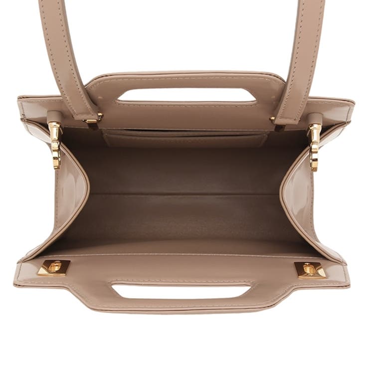 もこもこムートン♪フェラガモ 2wayバッグ♪茶色ショルダーバッグ