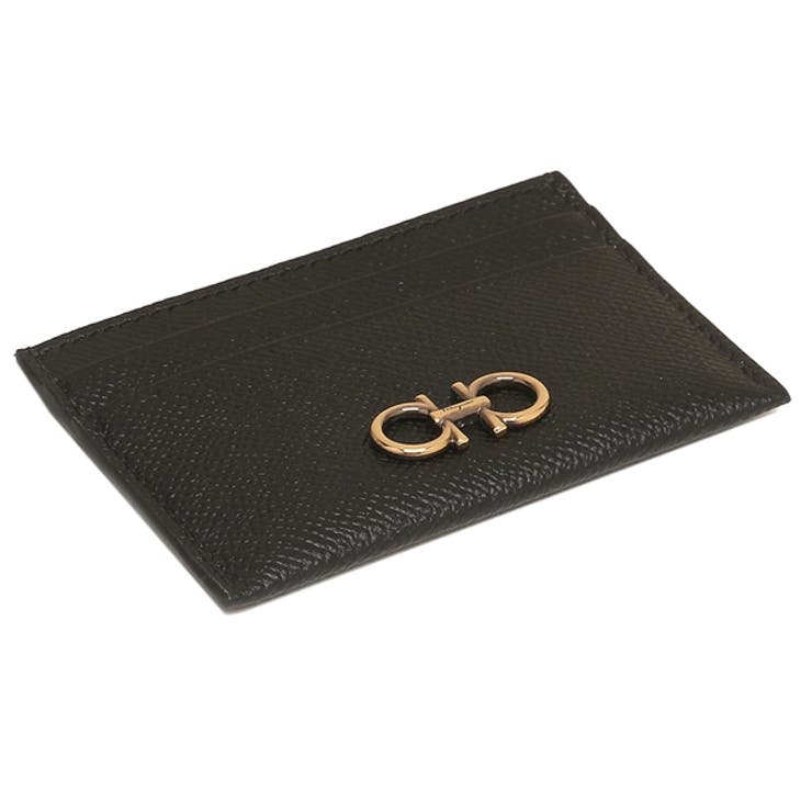 フェラガモカードケースガンチーニブラックレディースFERRAGAMO2200070742164NERO