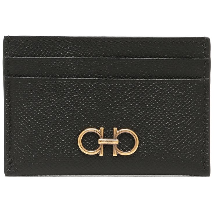 フェラガモカードケースガンチーニブラックレディースFERRAGAMO2200070742164NERO