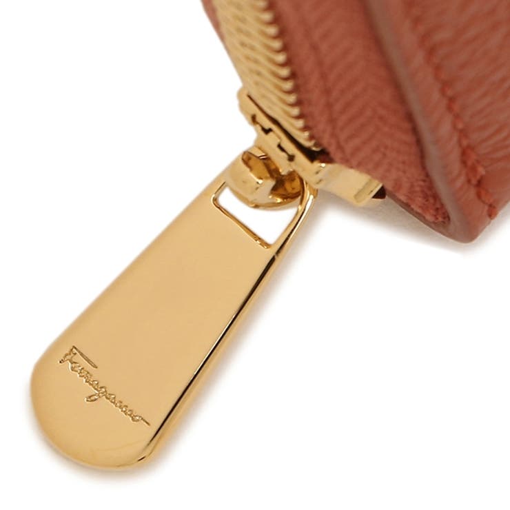 フェラガモ小銭入れコインケースカードケースガンチーニオレンジレディースSalvatoreFerragamo2204060770059