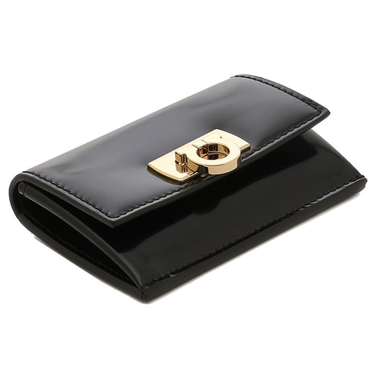 フェラガモカードケースワンダブラックレディースFERRAGAMO2204350760662