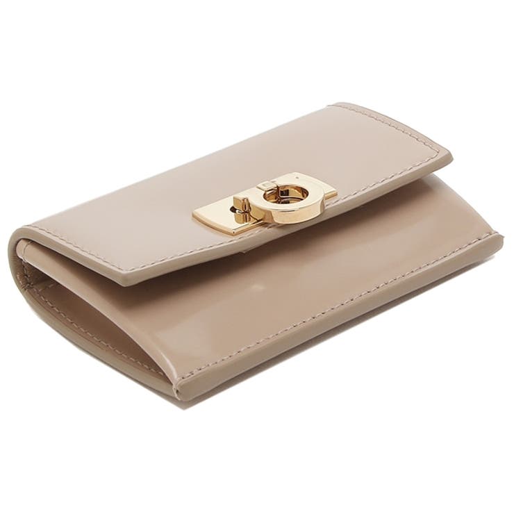 フェラガモカードケースワンダベージュレディースFERRAGAMO2204350763024