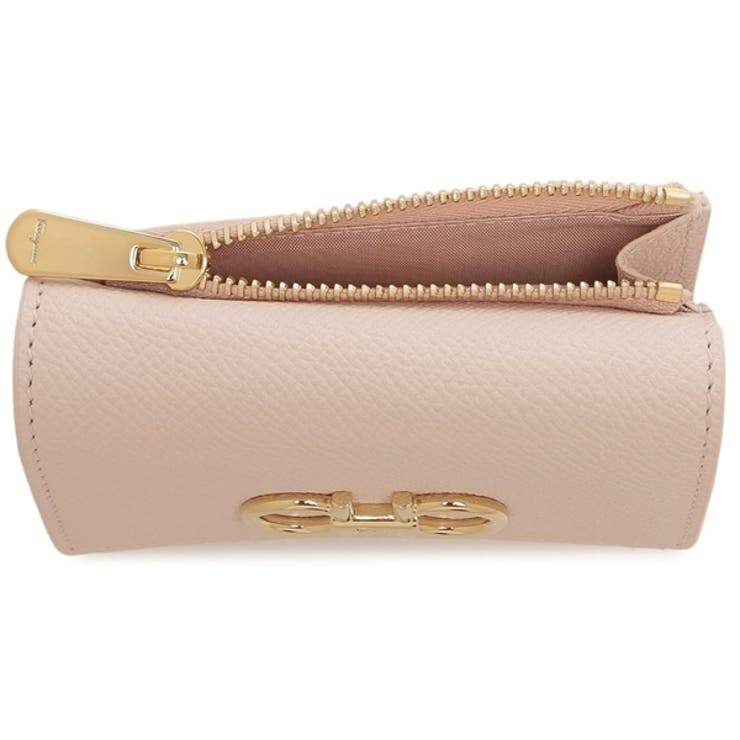 フェラガモ三つ折り財布ガンチーニピンクレディースSalvatoreFerragamo2208620785174
