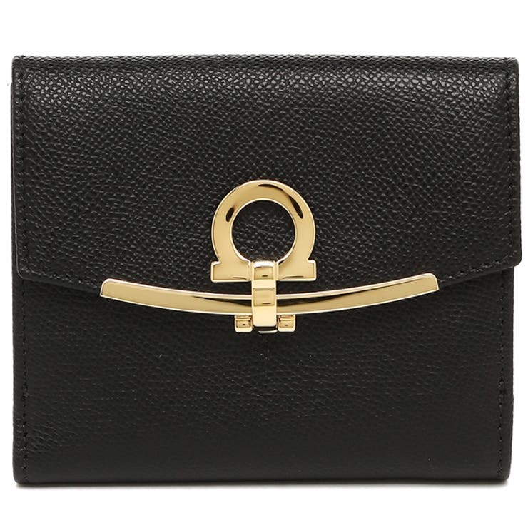 フェラガモレディース折財布FERRAGAMO22C8770673998ブラック