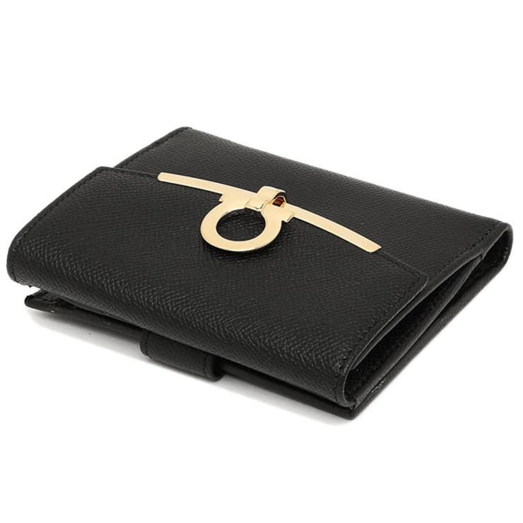フェラガモレディース折財布FERRAGAMO22C8770673998ブラック