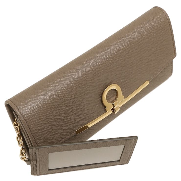 フェラガモレディース長財布FERRAGAMO22D1500714922グレージュ