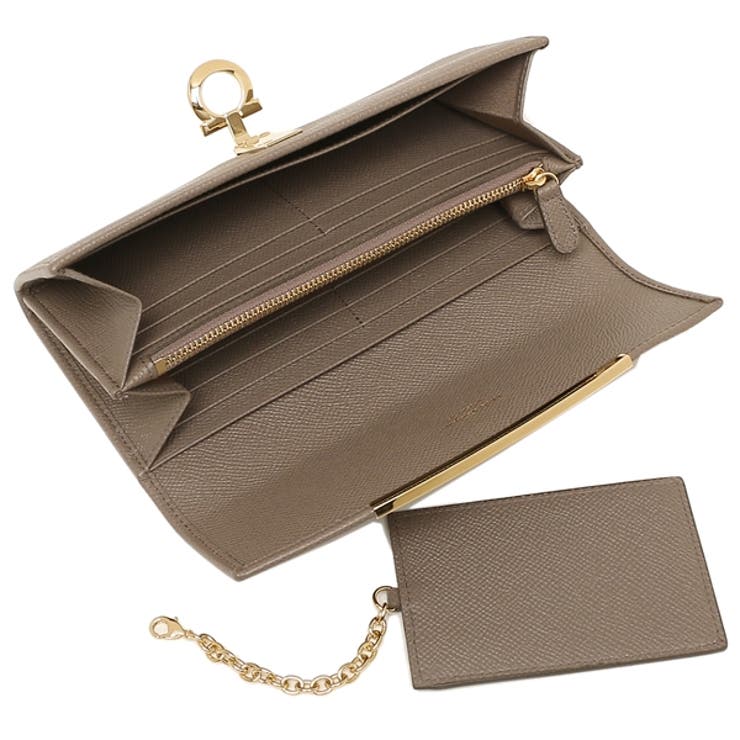フェラガモレディース長財布FERRAGAMO22D1500714922グレージュ